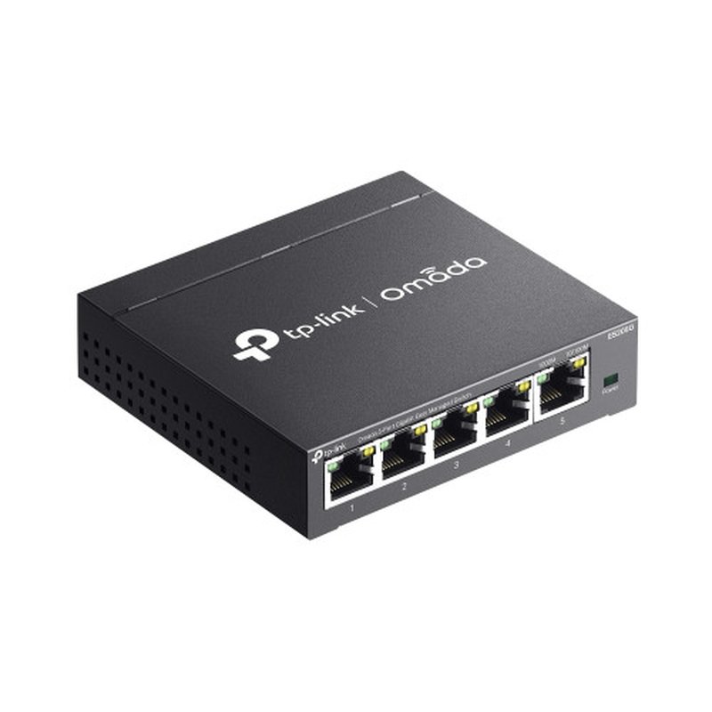 TP-Link Omada ES205G switch Gestionado Gigabit Ethernet (10/100/1000) Negro - Imagen 4