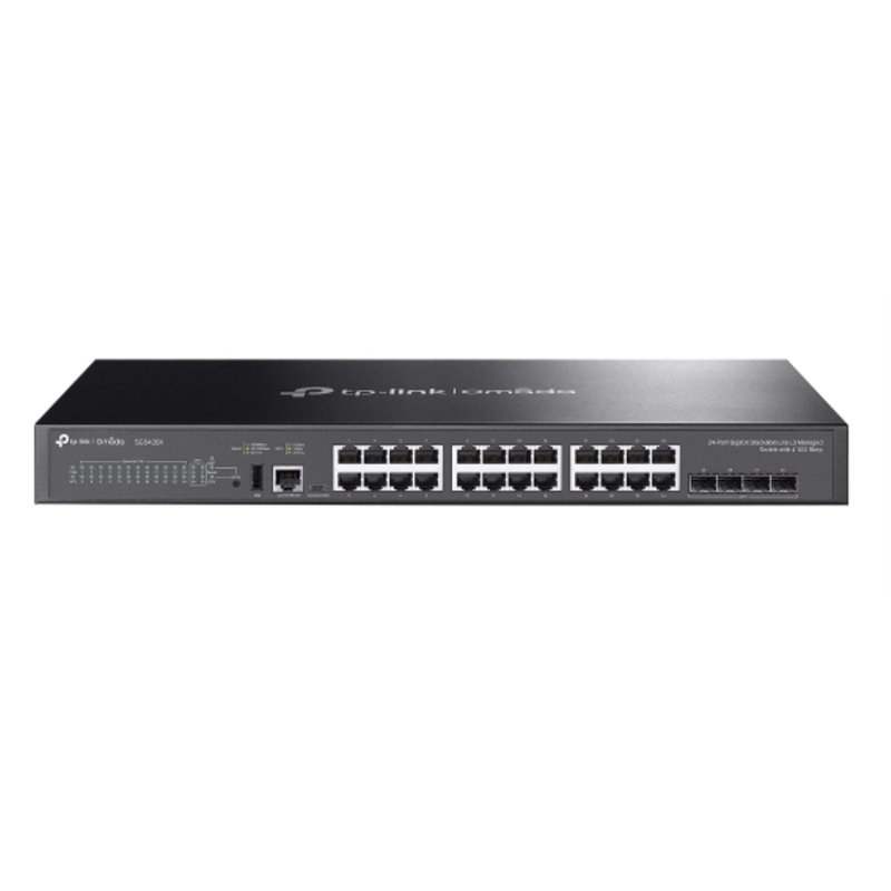 TP-Link Omada SG5428X switch Gestionado L3 Gigabit Ethernet (10/100/1000) Negro
