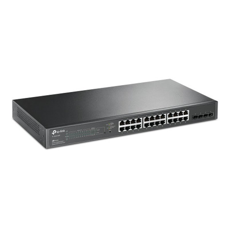TP-Link TL-SG2428P Gestionado L2/L2+ Gigabit Ethernet (10/100/1000) Energía sobre Ethernet (PoE) 1U Negro - Imagen 2