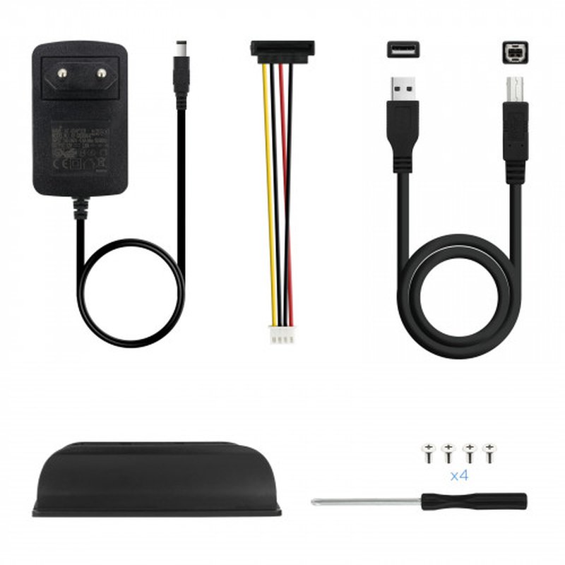 TooQ CAJA HDD 3,5" IDE/SATA A USB 2.0 NEGRA - Imagen 5