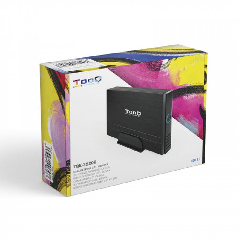 TooQ CAJA HDD 3,5" IDE/SATA A USB 2.0 NEGRA - Imagen 6