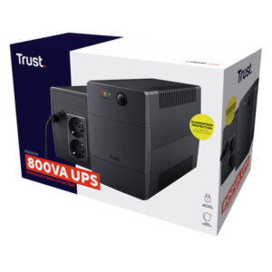 Trust Paxxon sistema de alimentación ininterrumpida (UPS) 0,8 kVA 480 W 2 salidas AC Trust Paxxon sistema de alimentación ininterrumpida (UPS) 0,8 kVA 480 W 2 salidas AC
