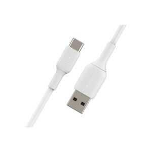 USB-A to USB-C Cable 2M White