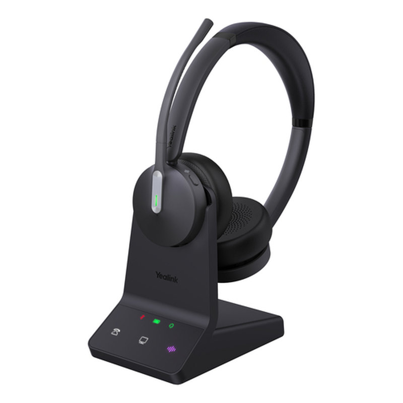 Yealink WH64 Dual UC Auriculares Inalámbrico Diadema Oficina/Centro de llamadas USB Tipo C Bluetooth Negro