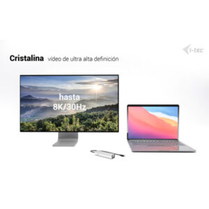 i-tec Metal USB-C Charging HUB 5port with USB-C video 8K + Power Delivery 85W