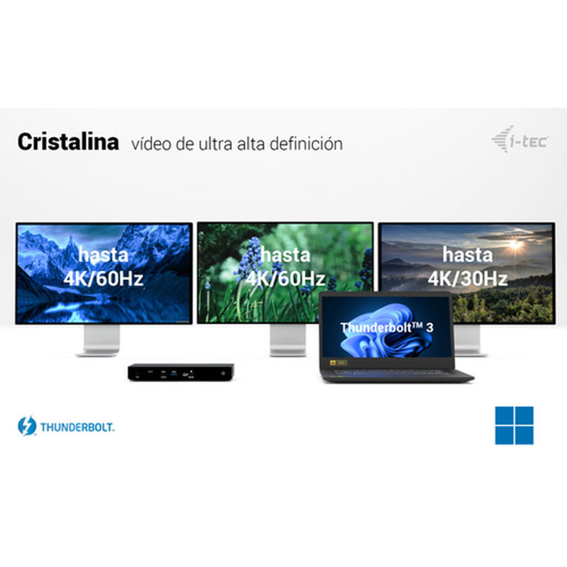i-tec Thunderbolt4 Triple Display Docking Station + Power Delivery 96W - Imagen 7