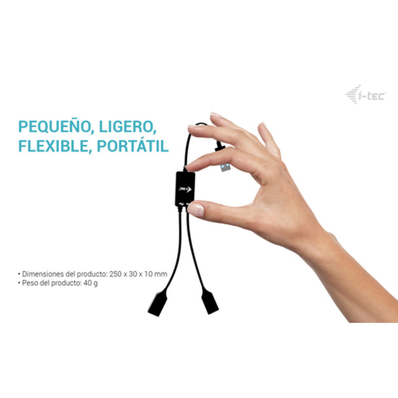 i-tec USB-A Cable HUB 2 port (2x USB-A) - Imagen 10