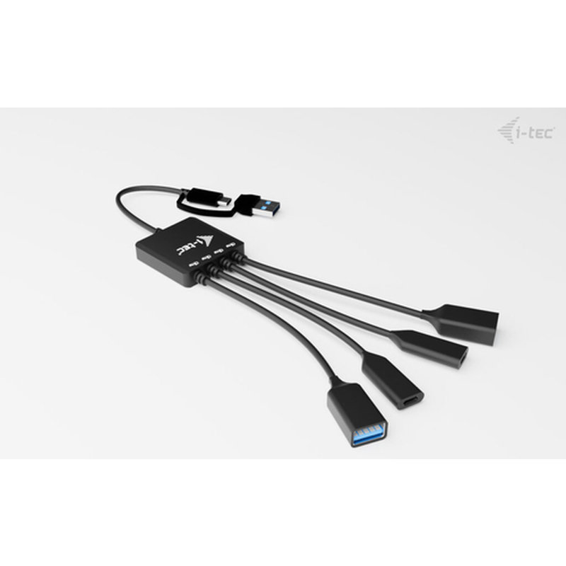 i-tec USB-C/USB-A Cable HUB 4 port (2x USB-C, 2x USB-A) - Imagen 4