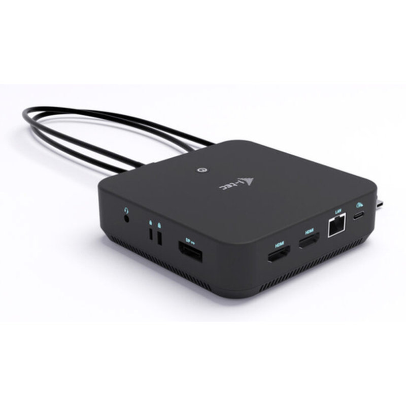 i-tec USB-C DP Dual HDMI Docking Station with Power Delivery 100 W + Universal Charger 100W - Imagen 3