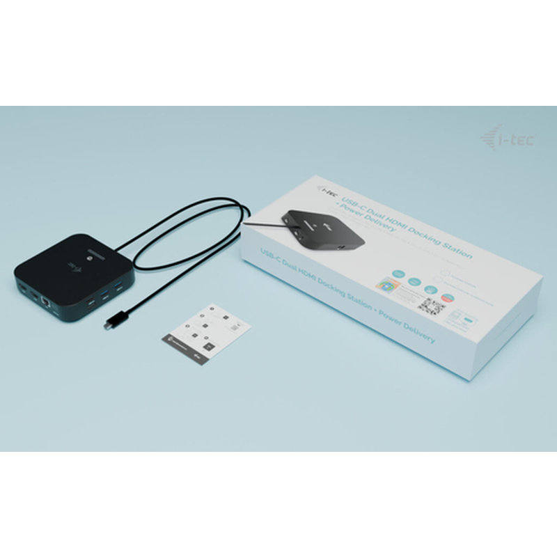 i-tec USB-C Dual HDMI Docking Station with Power Delivery 100 W - Imagen 4