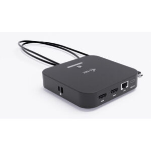 Alternative view of i-tec USB-C Dual HDMI Docking Station with Power Delivery 100 W + Universal Charger 100W