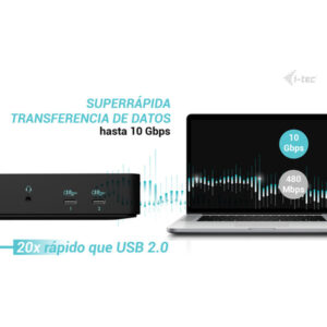 i-tec USB-C Intelligent Triple Display Docking Station + Power Delivery 100W