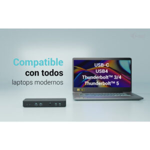 i-tec USB-C Intelligent Triple Display Docking Station + Power Delivery 100W