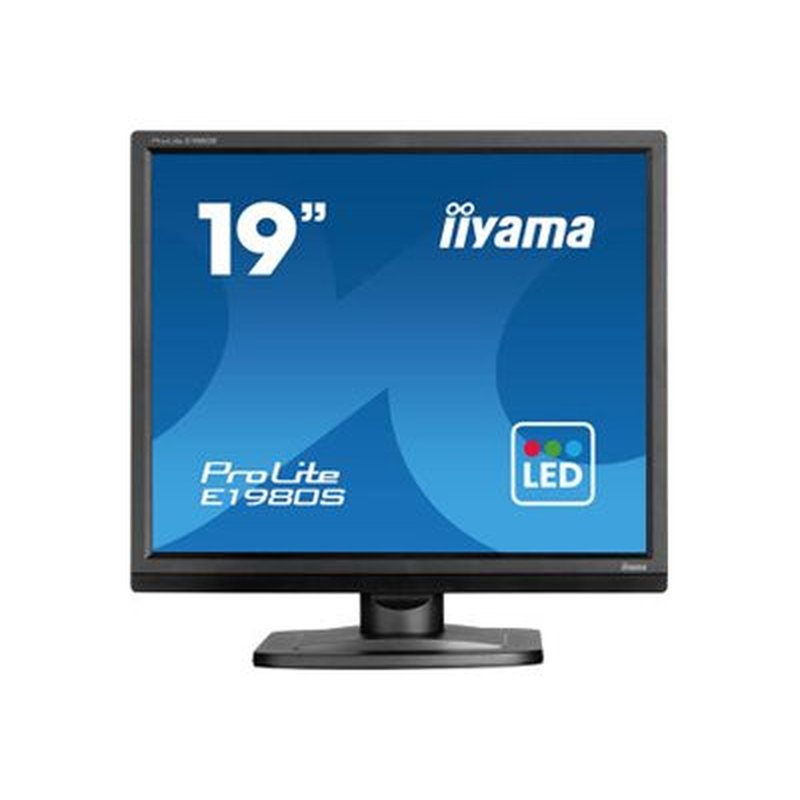 iiyama ProLite E1980S-B1 pantalla para PC 48,3 cm (19") 1280 x 1024 Pixeles VGA LED Negro