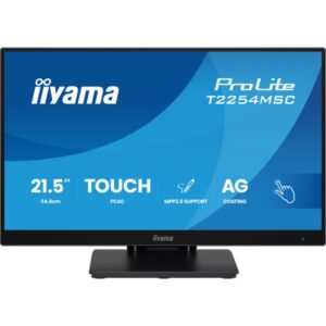 iiyama T2254MSC-B2AG pantalla para PC 54,6 cm (21.5") 1920 x 1080 Pixeles Full HD LED Pantalla táctil Negro