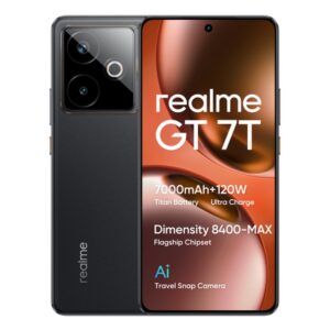 realme GT 7T 17,3 cm (6.8") SIM doble Android 15 5G USB Tipo C 12 GB 256 GB 7000 mAh Negro