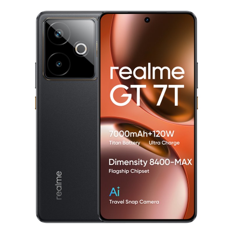 realme GT 7T 17,3 cm (6.8") SIM doble Android 15 5G USB Tipo C 12 GB 512 GB 7000 mAh Negro - Imagen 10