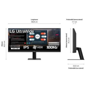 LG 29U511A-B pantalla para PC 73,7 cm (29") 2560 x 1080 Pixeles WFHD LED Negro
