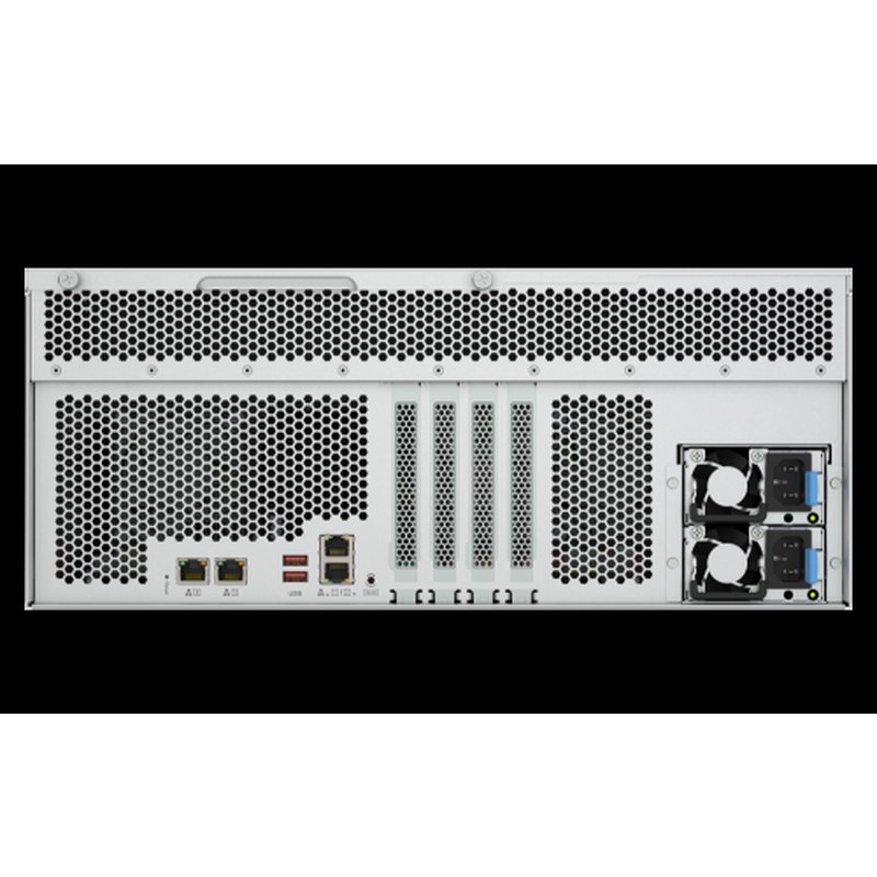 QNAP TS-h2477AXU-RP Servidor de almacenamiento Bastidor (4U) AMD Ryzen™ 7 7745 32 GB DDR5 0 TB QNAP QTS Negro, Gris QNAP TS-h2477AXU-RP Servidor de almacenamiento Bastidor (4U) AMD Ryzen™ 7 7745 32 GB DDR5 0 TB QNAP QTS Negro, Gris - Imagen 9