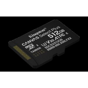 Kingston Technology 512GB microSDXC Canvas Select Plus Gen3 150MB/s A1 (Incluye adaptador de SD) Kingston Technology 512GB microSDXC Canvas Select Plus Gen3 150MB/s A1 (Incluye adaptador de SD)