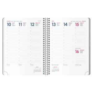 AGENDA 2025 SYNCRO SEMANA VISTA 15 X 21 CM NEGRO DOHE 11622 - 25