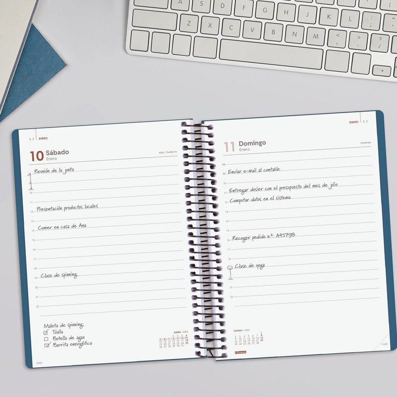 AGENDA 2026 BASIC MY E10 155X212MM DIA PAGINA AZUL FINOCAM 743521026 AGENDA 2026 BASIC MY E10 155X212MM DIA PAGINA AZUL FINOCAM 743521026 - Imagen 2
