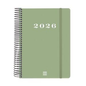 Alternative view of AGENDA 2026 BASIC MY E10 155X212MM DIA PAGINA VERDE FINOCAM 743522026