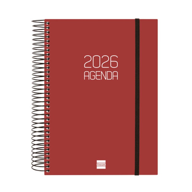 AGENDA 2026 BASIC OPAQUE E10 155X212MM DIA PAGINA BURDEOS FINOCAM 742917426 AGENDA 2026 BASIC OPAQUE E10 155X212MM DIA PAGINA BURDEOS FINOCAM 742917426 - Imagen 3