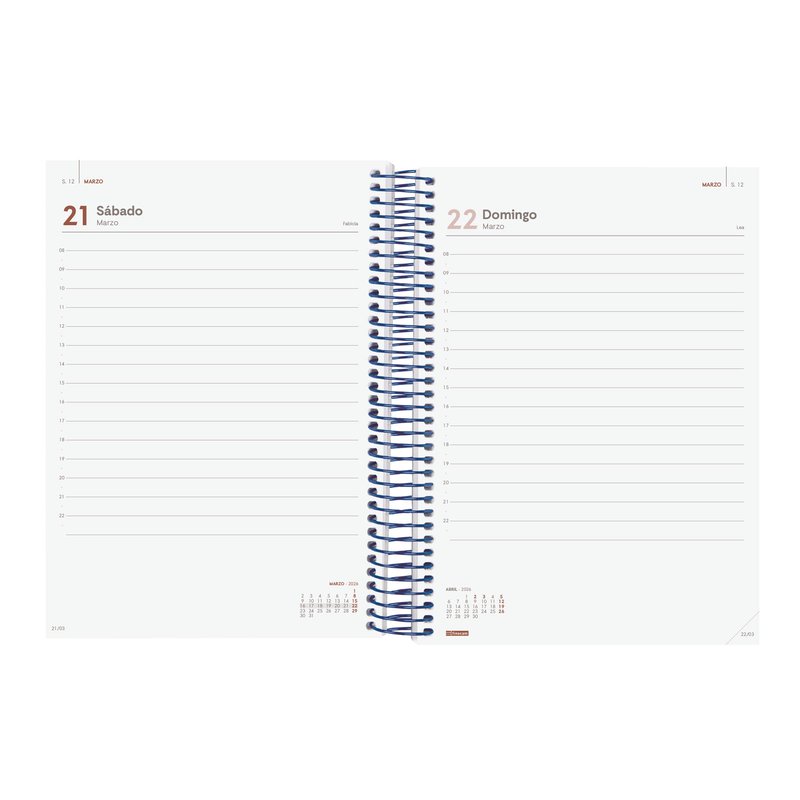 AGENDA 2026 BASIC YEAR E10 155X212MM DIA PAGINA AZUL FINOCAM 741101026 AGENDA 2026 BASIC YEAR E10 155X212MM DIA PAGINA AZUL FINOCAM 741101026 - Imagen 4