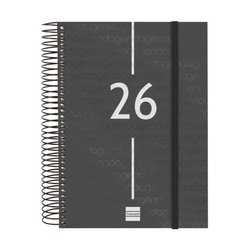 AGENDA 2026 BASIC YEAR E10 155X212MM DIA PAGINA NEGRO FINOCAM 741106026 AGENDA 2026 BASIC YEAR E10 155X212MM DIA PAGINA NEGRO FINOCAM 741106026 - Imagen 2