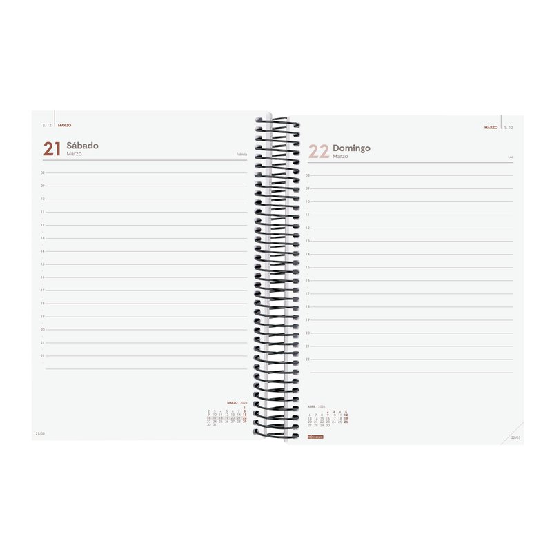 AGENDA 2026 BASIC YEAR E10 155X212MM DIA PAGINA NEGRO FINOCAM 741106026 AGENDA 2026 BASIC YEAR E10 155X212MM DIA PAGINA NEGRO FINOCAM 741106026 - Imagen 4
