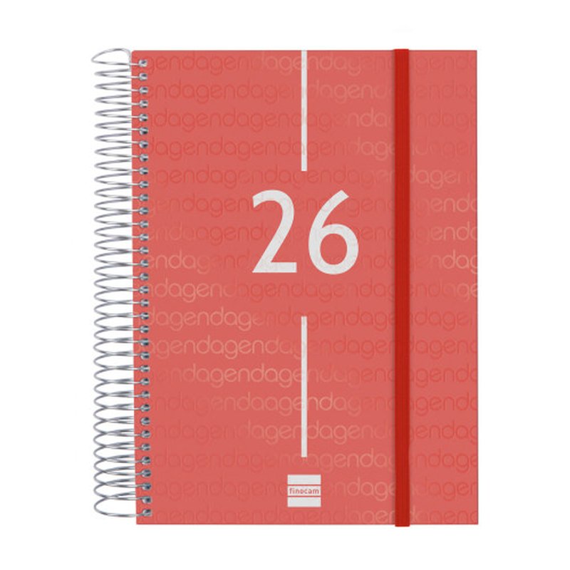 AGENDA 2026 BASIC YEAR E10 155X212MM DIA PAGINA ROJO FINOCAM 741103026 AGENDA 2026 BASIC YEAR E10 155X212MM DIA PAGINA ROJO FINOCAM 741103026