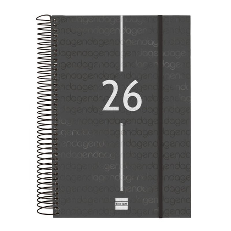 AGENDA 2026 BASIC YEAR E11 165X242MM DIA PAGINA NEGRO FINOCAM 742076026 AGENDA 2026 BASIC YEAR E11 165X242MM DIA PAGINA NEGRO FINOCAM 742076026 - Imagen 2