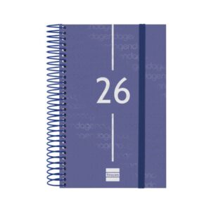 Alternative view of AGENDA 2026 BASIC YEAR E5 117X181MM DIA PAGINA AZUL FINOCAM 741091026