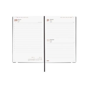 AGENDA 2026 DYNAMIC MARA Y10 140X204MM DIA PAGINA NEGRO FINOCAM 621166026