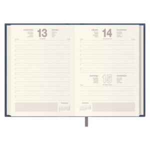 AGENDA 2026 LAUSANA DÍA PÁGINA 14 X 20 CM. COLOR AZUL DOHE 12736 - 26