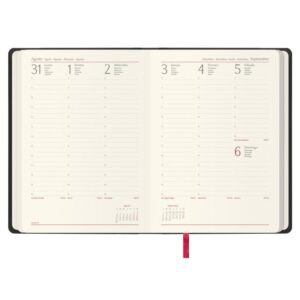 AGENDA 2026 MANAOS SEMANA VISTA 17 X 24 CM. COLOR NEGRO DOHE 12761 - 26