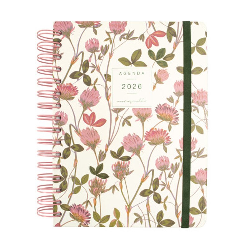 AGENDA 2026 MONIQUILLA E10 155X212MM DIA PAGINA AMAPOLA FINOCAM 770110126
