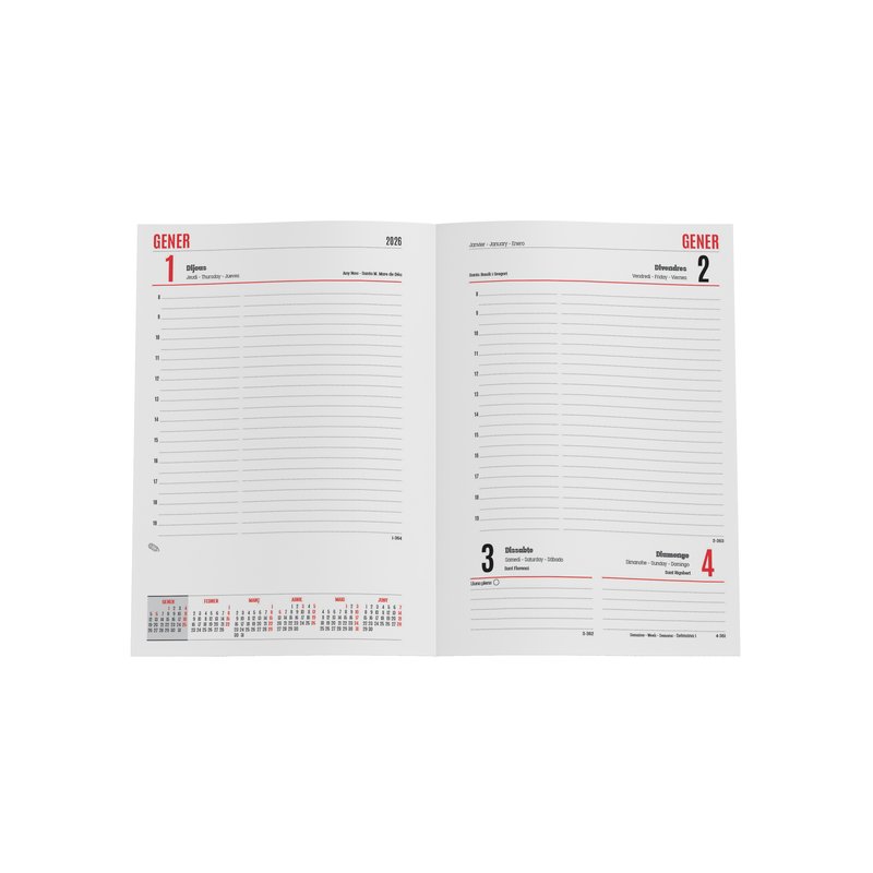 AGENDA 2026 PARIS D/P 15X21 NEGRA CATALAN INGRAF 356421 AGENDA 2026 PARIS D/P 15X21 NEGRA CATALAN INGRAF 356421