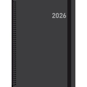 Alternative view of AGENDA 2026 PARIS S/V 15X21 NEGRA CON ESPIRAL CASTELLANO INGRAF 356556