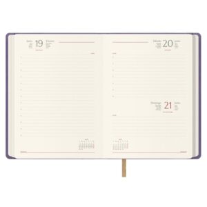 AGENDA 2026 SAMBA DÍA PÁGINA 15 X 21 CM. COLOR MORADO DOHE 12884 - 26