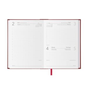 Alternative view of AGENDA 2026 SINTEX DÍA PÁGINA 14 X 20 CM. COLOR BURDEOS DOHE 11402 - 26