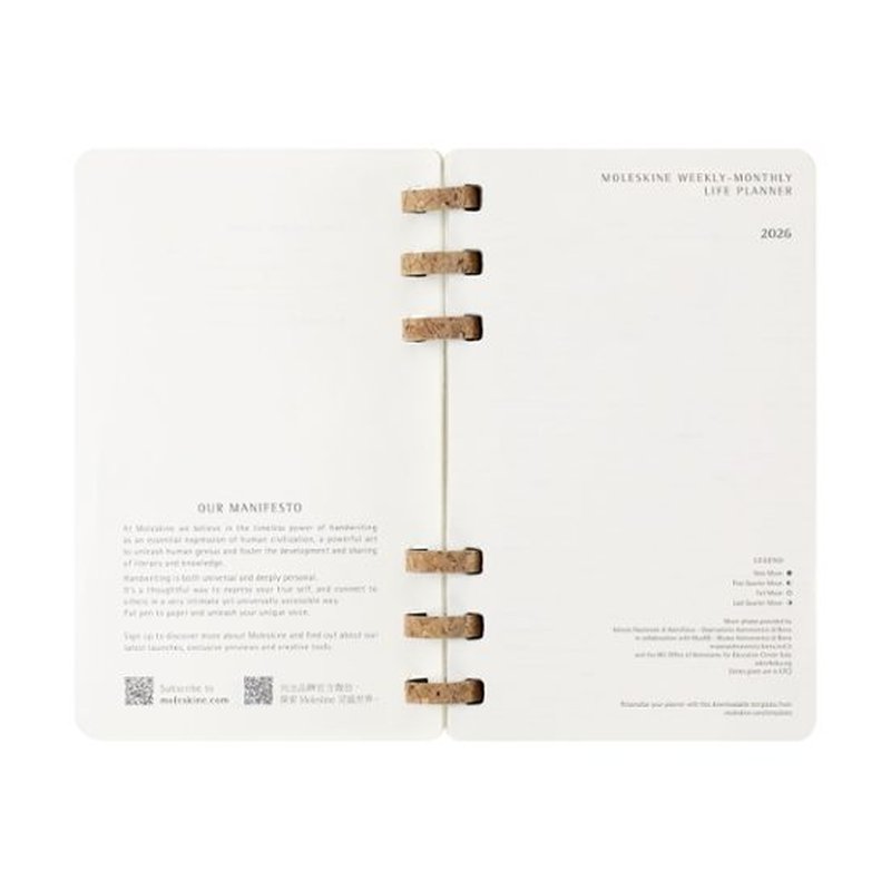 AGENDA 2026 TAPA BLANDA 12 MESES ESPIRAL L (13 X 21 CM) NEGRA MOLESKINE DSSPB12MWH3Y26