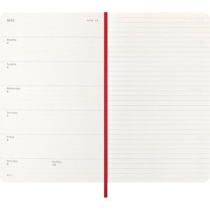 AGENDA 2026 TAPA BLANDA 12 MESES SEMANAL L (13 X 21 CM) ROJO MOLESKINE DSF212WN3Y26 AGENDA 2026 TAPA BLANDA 12 MESES SEMANAL L (13 X 21 CM) ROJO MOLESKINE DSF212WN3Y26