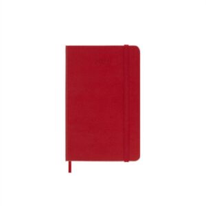 AGENDA 2026 TAPA DURA 12 MESES DIARIA P (9 x 14 CM) ROJO MOLESKINE DHF212DC2Y26
