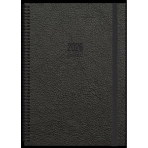 Alternative view of AGENDA 2026 TOKIO D/P 17x24 NEGRO CASTELLANO INGRAF 356562