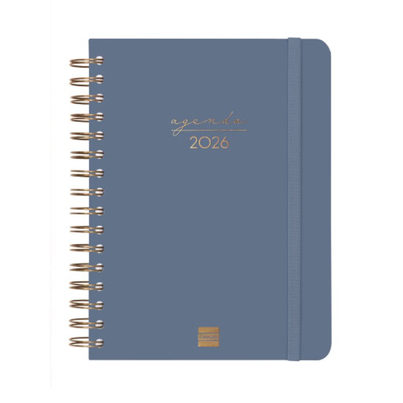 AGENDA 2026 TRENDY ALMA E10 155X212MM DIA PAGINA AZUL FINOCAM 762040426