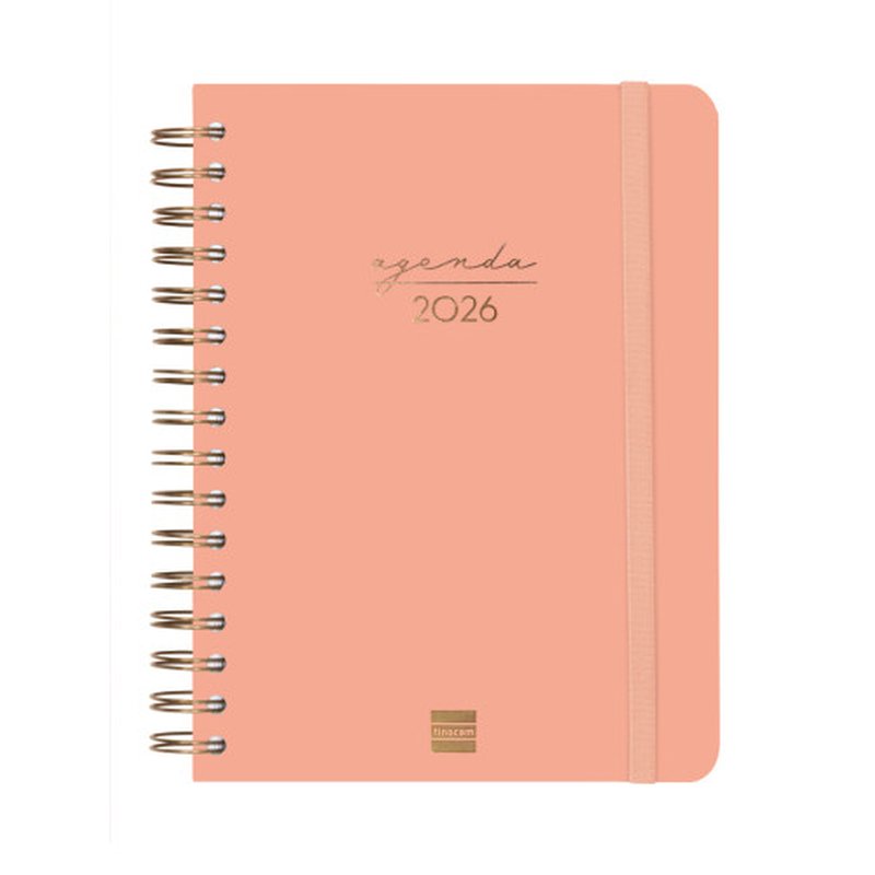 AGENDA 2026 TRENDY ALMA E10 155X212MM DIA PAGINA CORAL FINOCAM 762040526 - Imagen 3