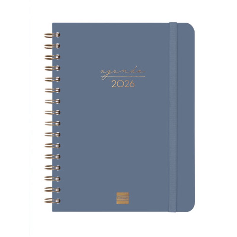 AGENDA 2026 TRENDY ALMA E10 155X212MM SEMANA VISTA HORIZONTAL AZUL FINOCAM 762020426 - Imagen 2