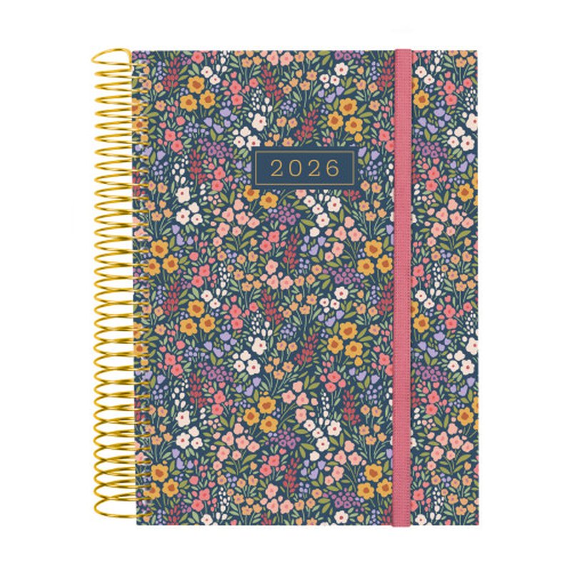 AGENDA 2026 TRENDY DESIGN E10 155X212MM DIA PAGINA FLORA FINOCAM 742313026 - Imagen 2